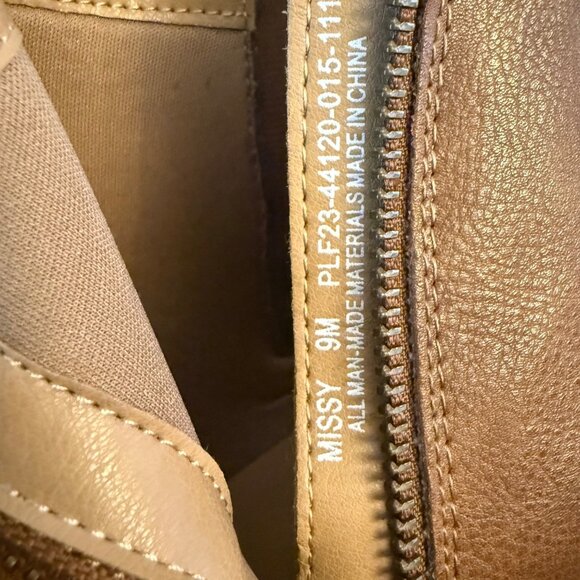 Wonderly Missy Brown Ankle Boots Womens Size 9M Side Zip Fall Fashion - Picture 10 of 14